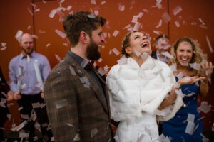 fun Wisconsin wedding photographer