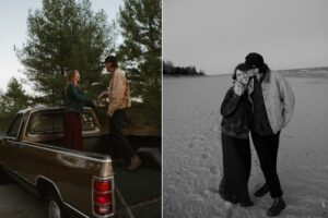 Kohler Andrae State Park engagement photos