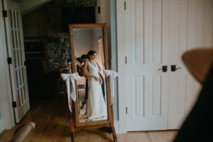 Door County micro backyard wedding vintage Wisconsin