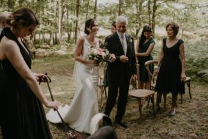 Door County micro backyard wedding vintage Wisconsin