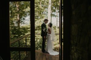 Door County micro backyard wedding vintage Wisconsin