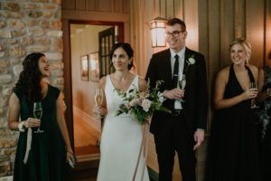 Door County micro backyard wedding vintage Wisconsin