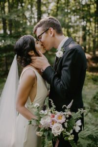 Door County micro backyard wedding vintage Wisconsin