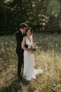Door County micro backyard wedding vintage Wisconsin