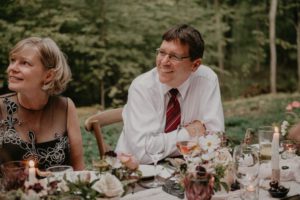 Door County micro backyard wedding vintage Wisconsin