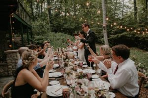 Door County micro backyard wedding vintage Wisconsin