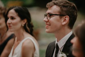 Door County micro backyard wedding vintage Wisconsin