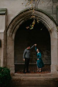 University of Chicago engagement photos