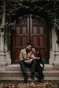 University of Chicago engagement photos