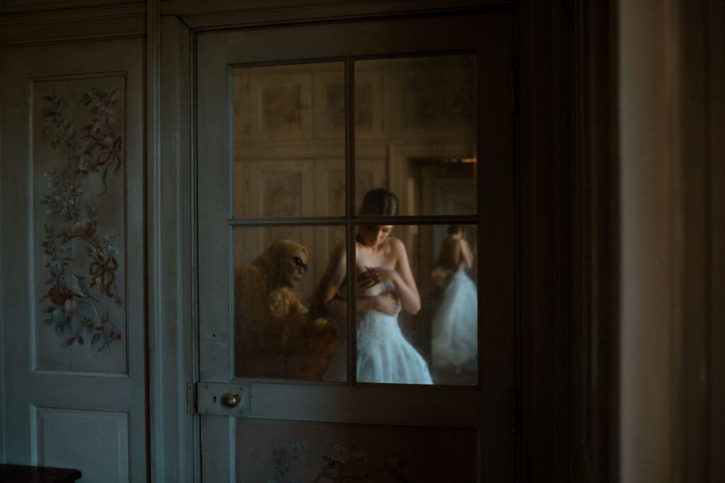 Villa Terrace wedding getting ready