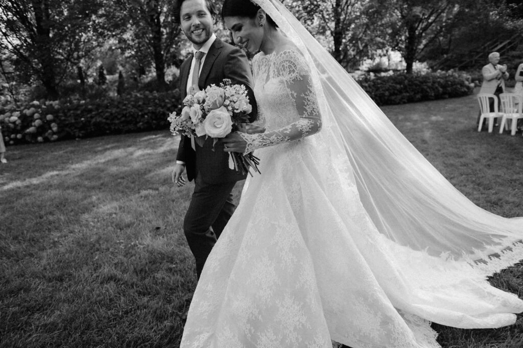 Garden ceremony at Villa Terrace