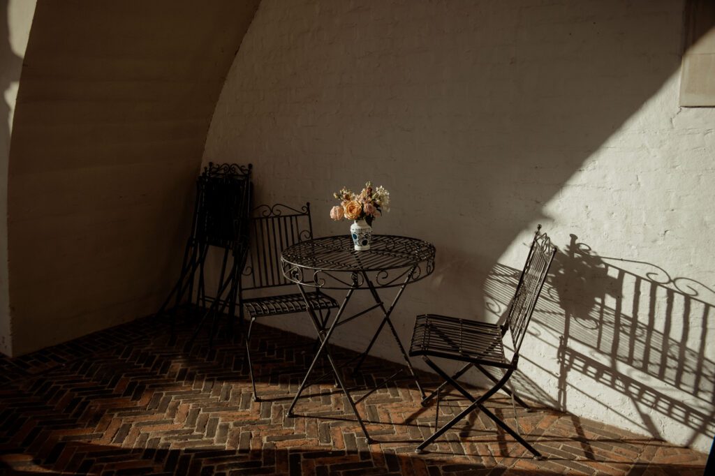 Dinner details of Villa Terrace wedding in Milwaukee