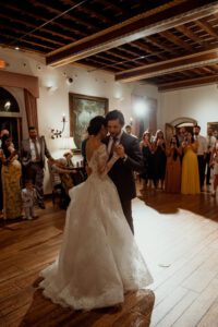 Villa Terrace Milwaukee wedding Wisconsin bride and groom first dance