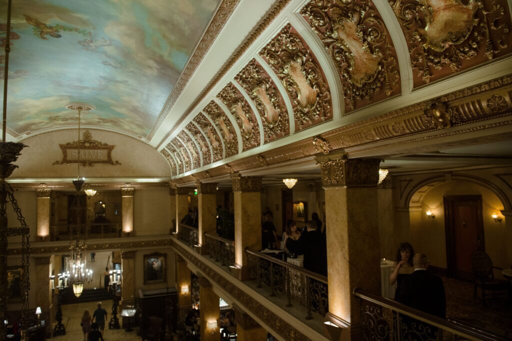 Beautiful architecture at the Pfister Hotel in Milwaukee
