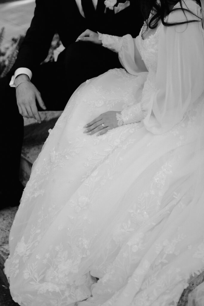 Bride and groom on their Milwaukee wedding day at The Wisconsin Club