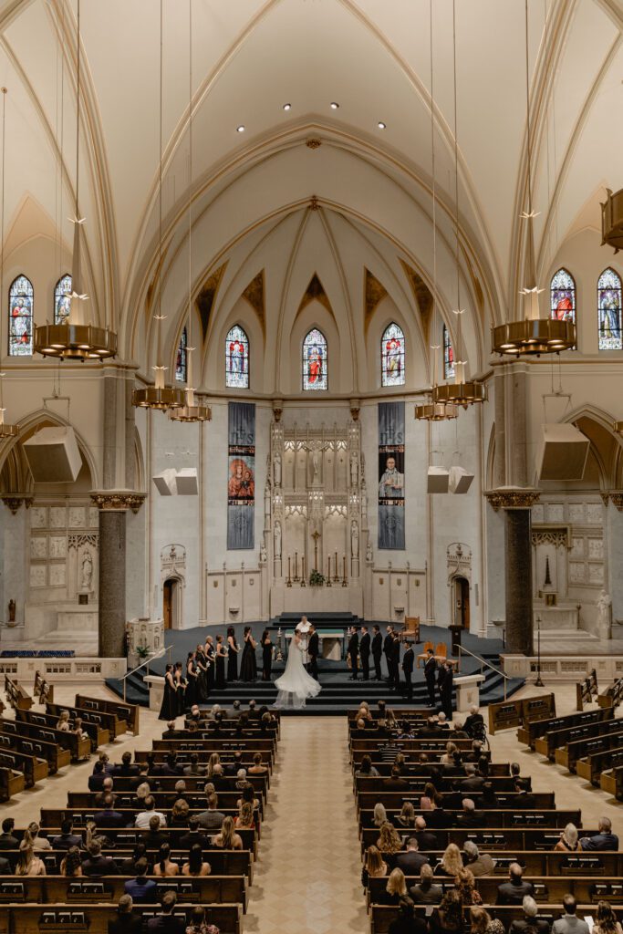 Church of Gesu wedding ceremony
