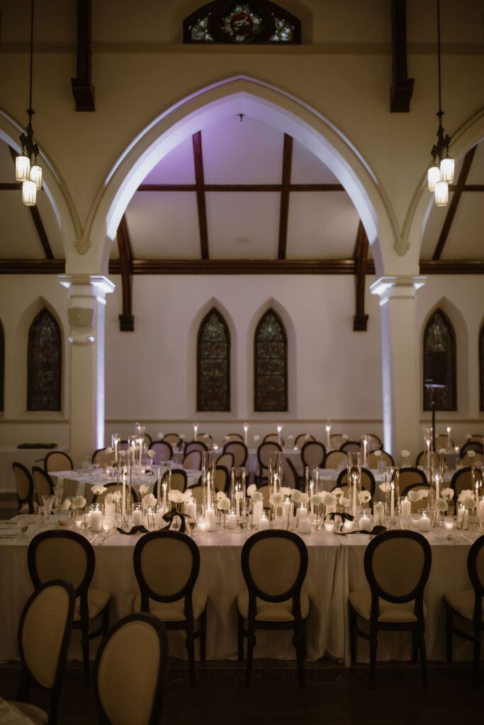 Milwaukee wedding reception at St. James 1868